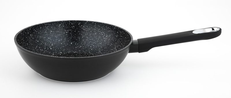 Tigaie Wok Marburg+, aluminiu, invelis Procalon Plus, 24 cm