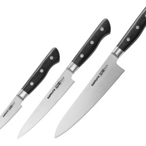 Set cutite Samura PRO-S, otel japonez, 3 piese, M