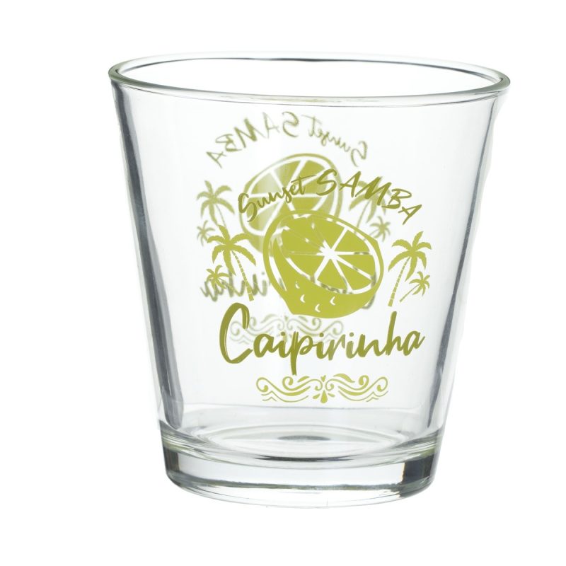 Set 6 pahare Caipirinha, sticla, 250 ml, 8.5x8.8 cm