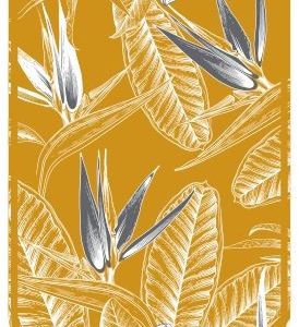 Husa masa calcat Yellow cart, poliester, 46x120 cm