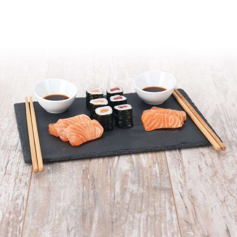 Set servire sushi Amuse, ardezie, 7 piese