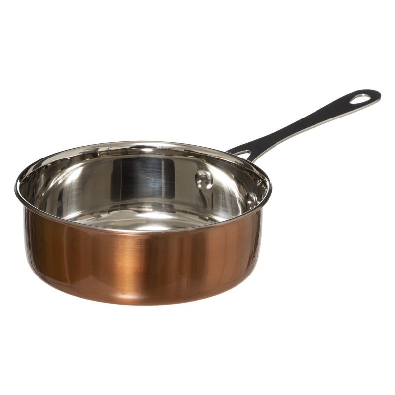 Vas servire Cooper Line Mini-Pan, inox, 12.5 x H 4 cm