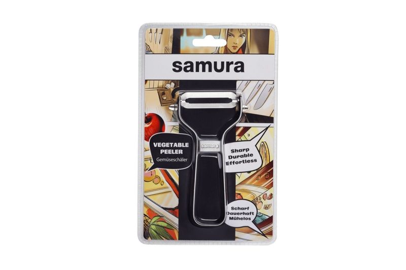 Curatator legume Samura, inox, 12 x 7 cm