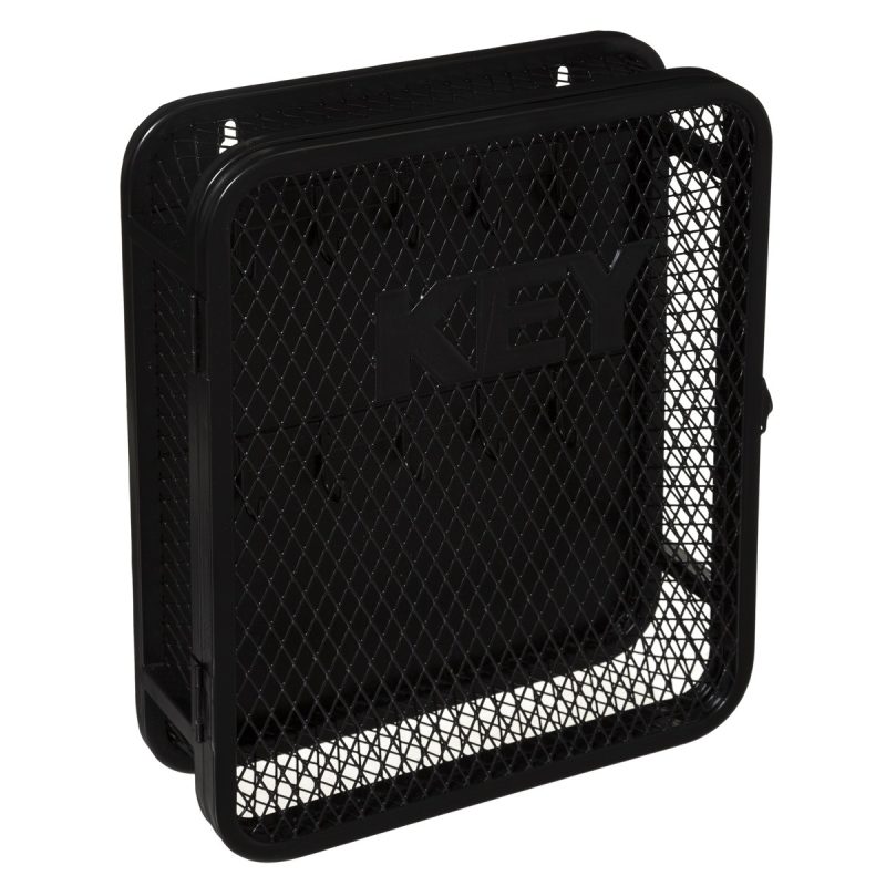 Suport chei Mojy, metal mesh, negru, 26 x 8 x H 32 cm