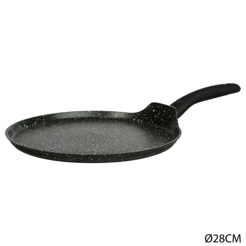 Tigaie SG Black Mar, pentru clatite, aluminiu forjat, 28 cm